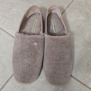 Lucky Brand fur slippers/shoes